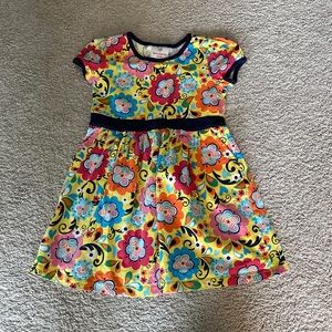 Hanna Andersson girls flower print dress size 110